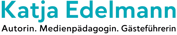 Logo Katja Edelmann Autorin. Medienpädagogin. Gästeführerin