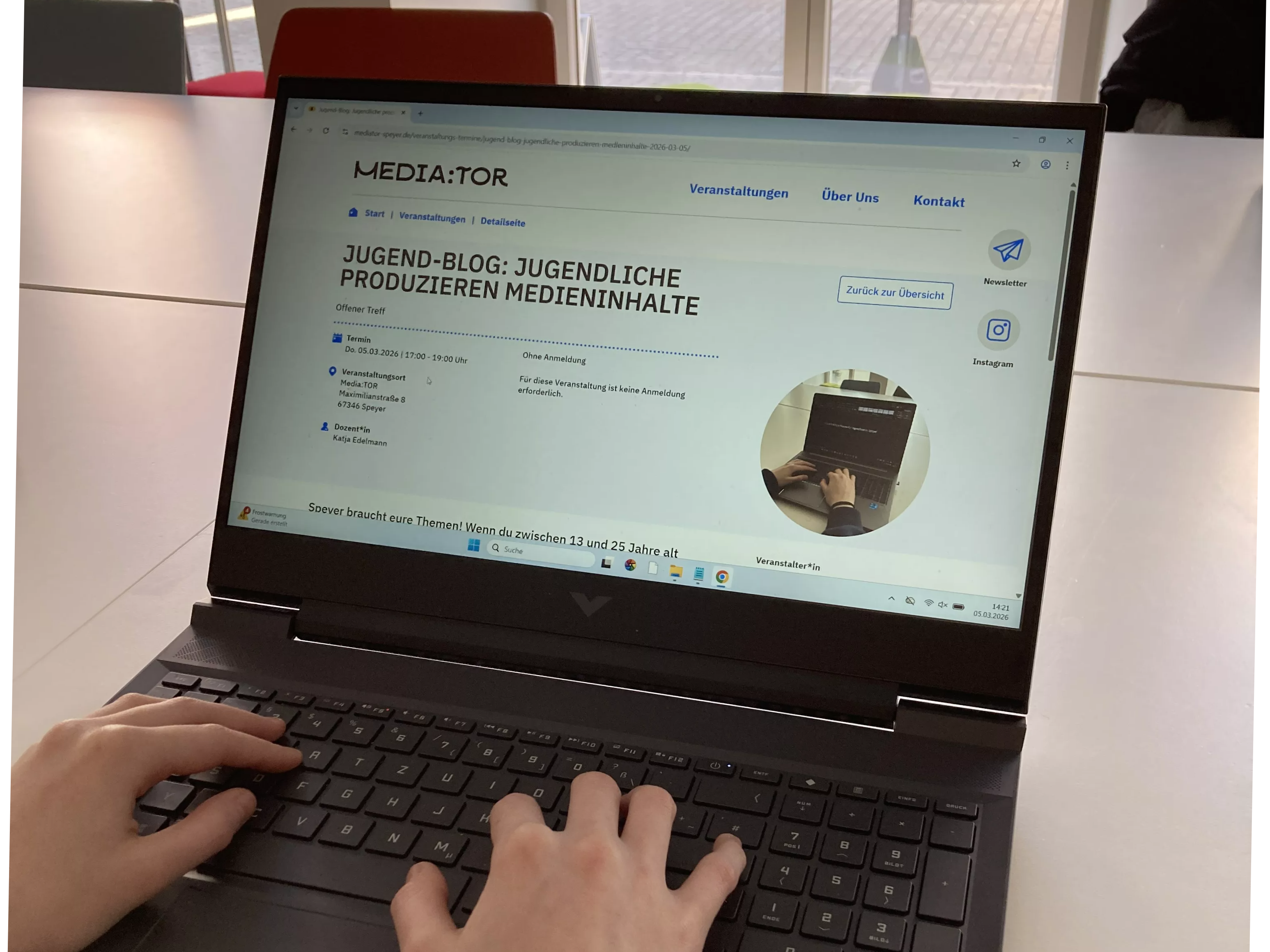 Jugend-Blog Speyer im Media:TOR