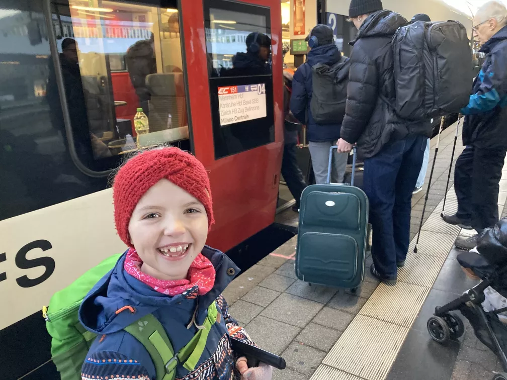 Die anderen vier fahren ab Mannheim Zug in den Süden - wenn auch nicht nach Milano Centrale Die anderen vier fahren ab Mannheim Zug in den Süden - wenn auch nicht nach Milano Centrale